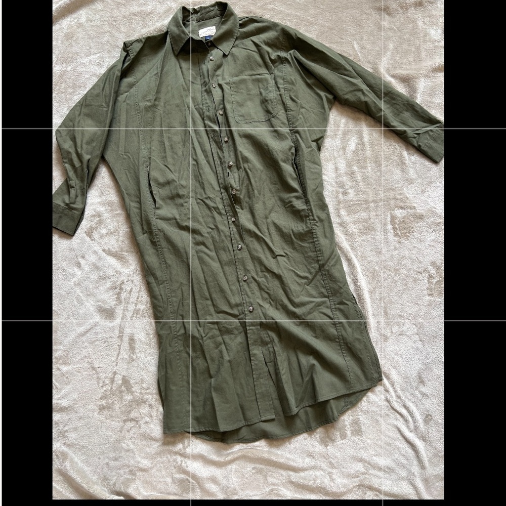 Universal thread button down dress sz small